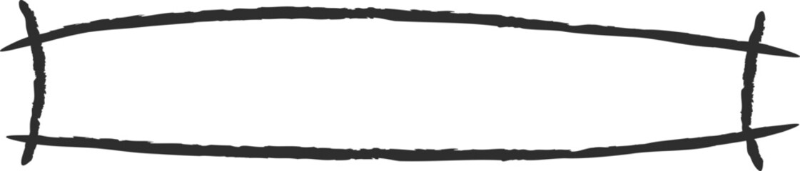 Chalk style square frame vector illustration. Hand drawn rectangle chalk borders for office presentation or school event design