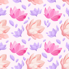 Fototapeta na wymiar Seamless pattern with delicate colors. Vector. 