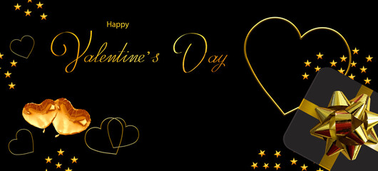 Beautiful card for Valentine's day. Can also be used as a banner or flyer