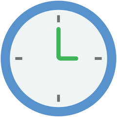 Clock Flat Illustration