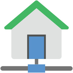 Share Sign Flat Illustration