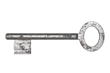 Schlüssel alt freigestellt