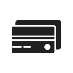 Fototapeta na wymiar debit and credit card icons, vector design suitable for websites and apps.