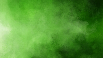 Fototapeta na wymiar シンプルな緑の水彩ペイント背景