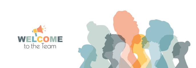 Welcome to the Team banner.