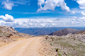 sunny day to go on a trip and start a new adventure through the Andes of Peru