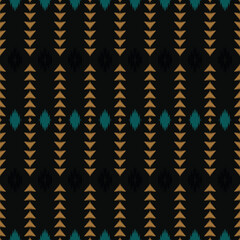 ฺฺBatik Textile ikat diamond seamless pattern digital vector design for Print saree Kurti Borneo Fabric border brush symbols swatches stylish