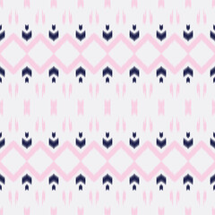 ฺฺBatik Textile ikat stripe seamless pattern digital vector design for Print saree Kurti Borneo Fabric border brush symbols swatches party wear