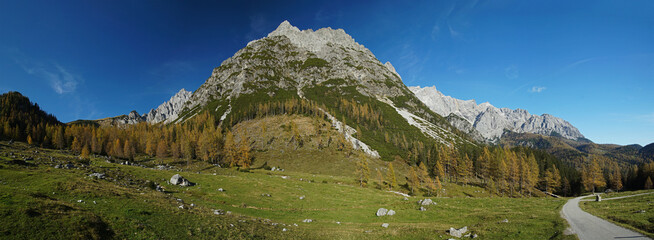 Bachlalm Panorama im Herbst