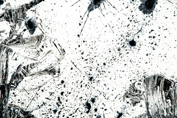 background, texture of brush strokes and splashes of paint, design elements