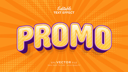 Super promo for big sale typography premium editable text effect