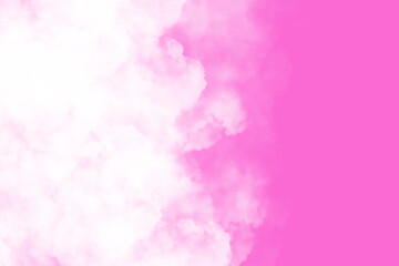 Fototapeta na wymiar Pink Sky with Beautiful Cloud 