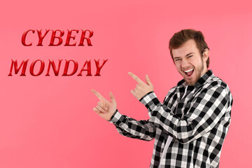 Concept of Cyber Monday sale, Cyber Monday sale and discount