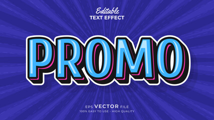 Super promo for big sale typography premium editable text effect