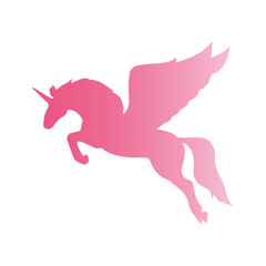 Beautiful Lovely Pink Unicorn