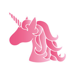 Obraz premium Beautiful Lovely Pink Unicorn