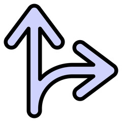 right arrow interface direction pointer selection icon