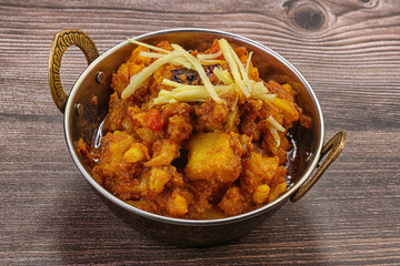 Indian cuisine - Aloo Goby curry