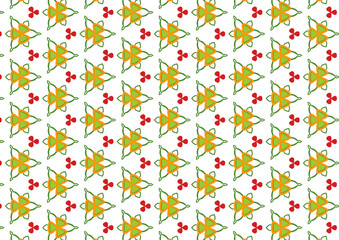 Flower fabric pattern 
