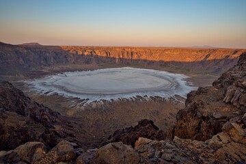 Al Wahbah Crater, a well-hidden natural wonder in Saudi Arabia
