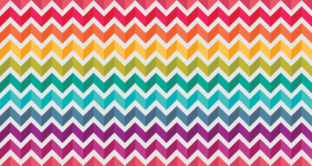 Zig zag lines rainbow vector background