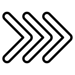 Obraz premium fast arrow interface direction pointer selection icon