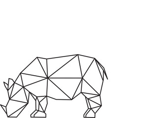 geometric rhino