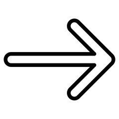 Obraz premium right arrow interface direction pointer selection icon