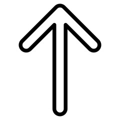 up arrow interface direction pointer selection icon