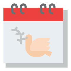 international day calendar date time icon