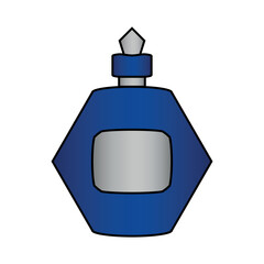 Perfume icon on white.