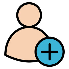 add user info member profile icon