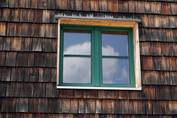 wood in skeleton construction carpenter or carpenter work from wooden beams