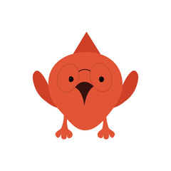 Animal Cartoon icon isolated on white background. 