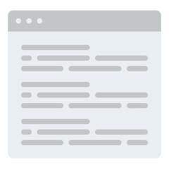 Obraz premium article web page layout interface icon