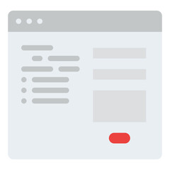 Obraz premium form web page layout interface icon