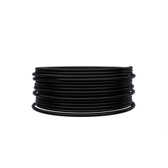 Black Cable Coil isolated