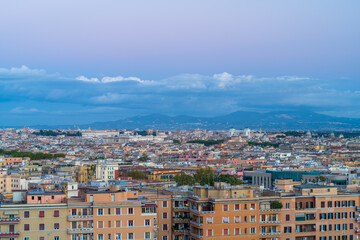 Rome Panorama by Sunset