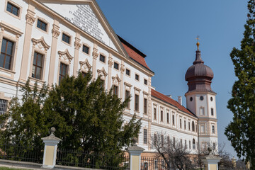 Goettweig Abbey - (Göttweig) Benedictine monastery near Krems in Lower Austria. World Heritage...