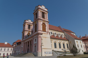Fototapeta na wymiar Goettweig Abbey - (Göttweig) Benedictine monastery near Krems in Lower Austria. World Heritage Site since 2001