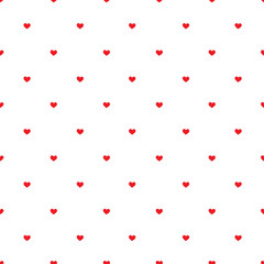Heart pattern, illustration for Valentine's Day greeting