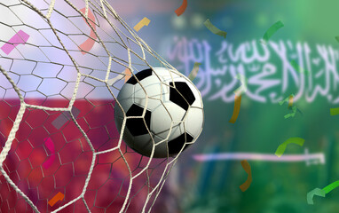 Football Cup competition between the national Poland and national Saudi Arabia.