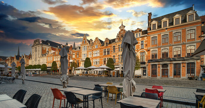 Leuven (L&ouml;wen) Belgien, Oude Markt
