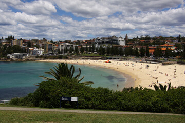 Coogee beach in Eastern Suburbs of Sydney Australia. 