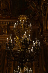 Paris, France 03.23.2017: Interior of the Opera National de Paris