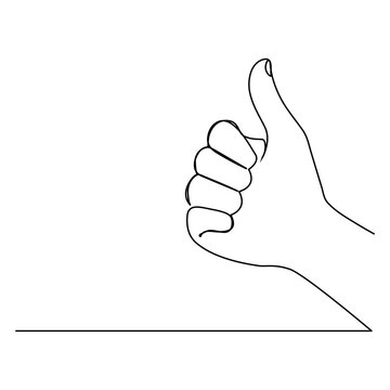 recommend clip art: continuous line thumb business group success