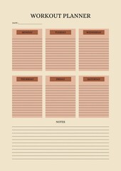 Workout Planner