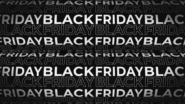 Black Friday Sale Kinetic Background (Looping Background)