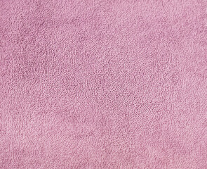 Fototapeta premium Texture of a Pink Towel Close Up Horizontal