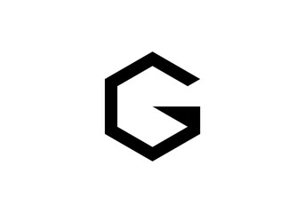initial letter logo G round initial company icon business logo background illustration